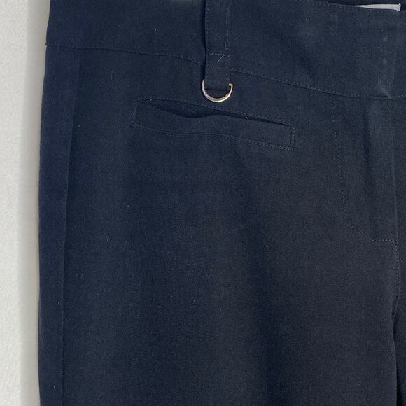 Vintage Caché Black Stretch Dress Wide Leg Pants Size 0 - Picture 4 of 6